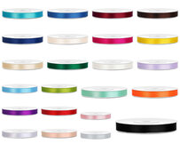 Satijn lint 6 mm breed