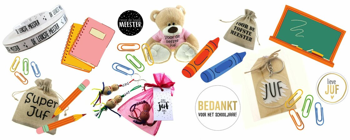 Juf en meester kadootjes