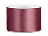 Satijn lint 50 mm aubergine