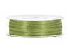 50 meter rol satijn lint 3 mm breed saliegroen