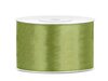 Satijn lint 38 mm saliegroen