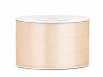 Satijn lint 38 mm camel