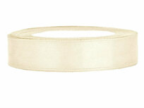 Satijn lint 2 cm breed donker ivoor