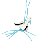 Gelukspoppetjes ooievaar blauw