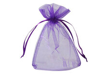100 Organza zakje Paars