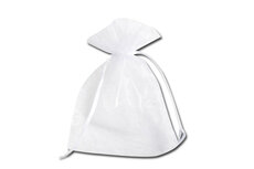 Organza zakjes 10 x 15 cm wit