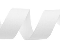 Katoen lint wit 35 mm breed 5 meter