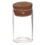Glazen buisje - potje 6 cm met kurk