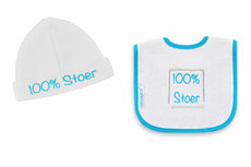 Babymutsje en slab 100% stoer 