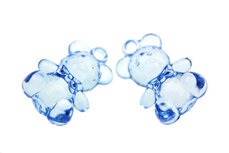 Plastic beertjes blauw facet 10 stuks