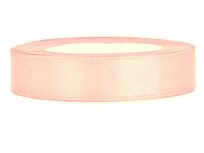 Satijn lint 1 cm breed roze 100 meter rol