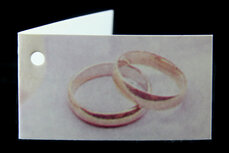 kaartjes bedankjes rozen en ringen