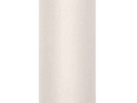 Tule lint ivoor 15 cm