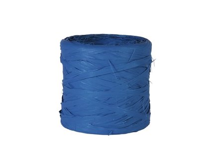 Raffia blauw (poly raffia)