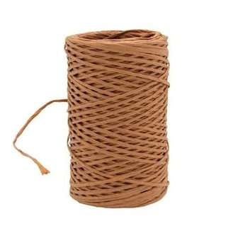 Papierdraad kraft 2 mm dik op rol