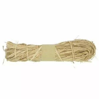 Bundel raffia 50 gram (natuurlijke raffia)