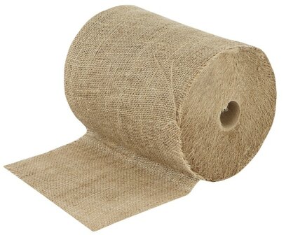 Jute lint naturel 30 cm breed per meter