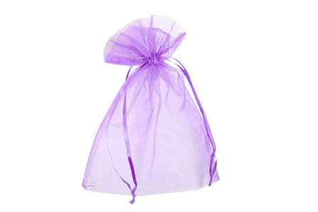 Organza zakjes 10 x 15 cm Lavendel