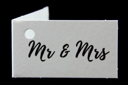 Kaartjes bedankjes mr mrs