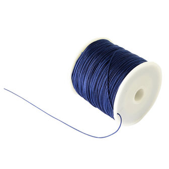 Nylonkoord 1 mm donker blauw