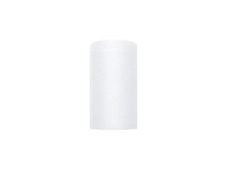 Tule lint Wit 8 cm