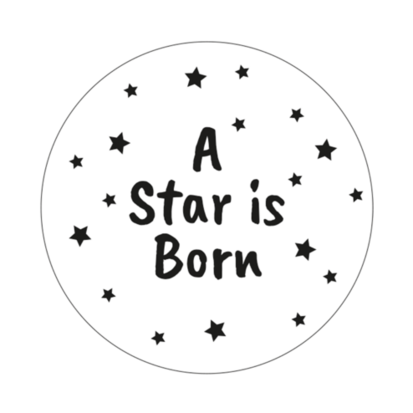Ronde stickers a star is born