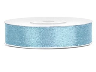 Satijn lint 12 mm licht blauw