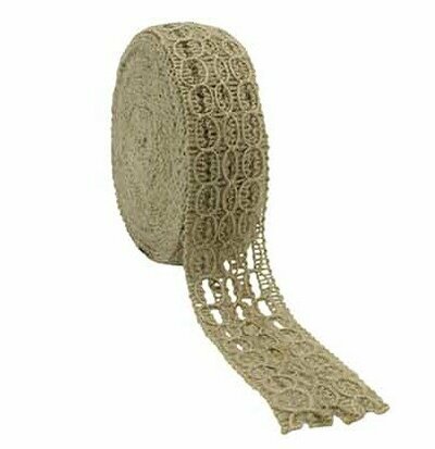 Jute lint deluxe 3 cm breed 5 meter