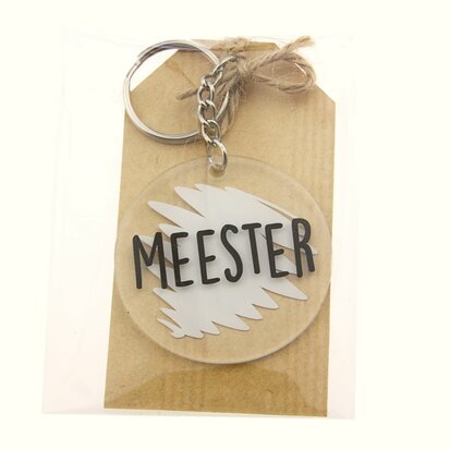 Sleutelhanger meester