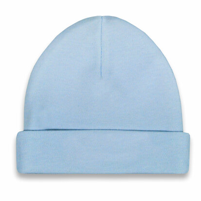 Babymutsje licht blauw maat 62-68