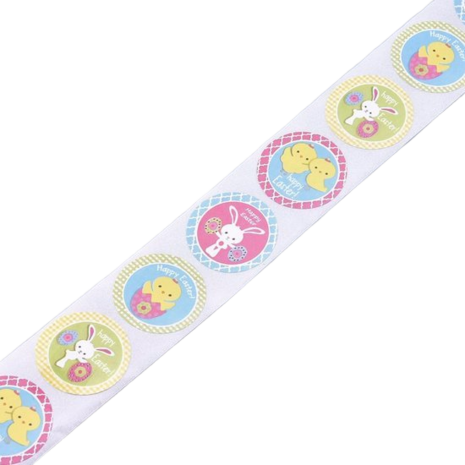 Ronde stickers pasen mix 10 stuks