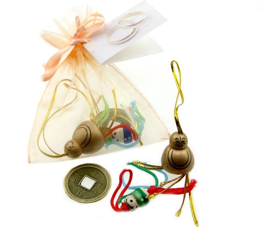 Bedankje een organza zakje vol geluk