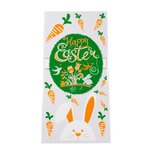 Cellofaan zakjes happy easter met wortel zonder plakstrip 12.5 x 27 cm 10 stuks Cellofaan zakjes happy easter met wortel zonder plakstrip 12.5 x 27 cm 10 stuks